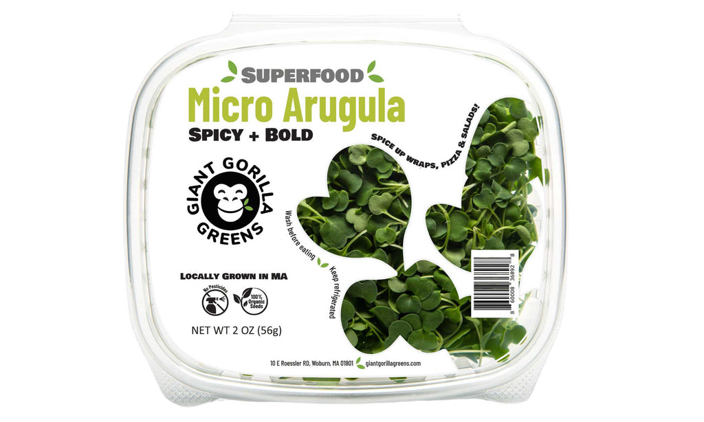 Arugula Microgreens GiantGorillaGreens
