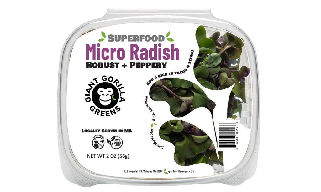 Radish Microgreens GiantGorillaGreens