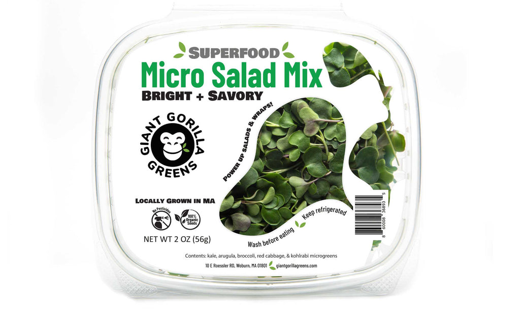Salad Mix Microgreens GiantGorillaGreens