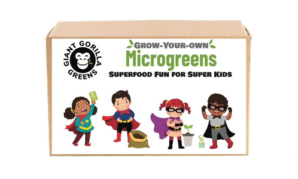 Kids Microgreens Grow Kit GiantGorillaGreens