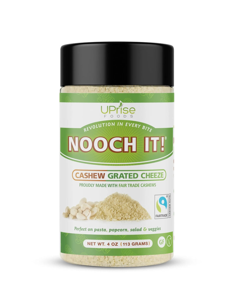 Nooch It! Cashew Grated Cheese (Dairy Free) - GiantGorillaGreens
